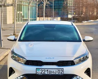 Frontansicht eines Mietwagens Kia Cerato in Almaty, Kasachstan ✓ Auto Nr.14736. ✓ Automatisch TM ✓ 0 Bewertungen.