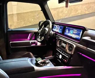 Mietwagen Mercedes-Benz G63 AMG 2023 in Georgien, mit Benzin-Kraftstoff und 560 PS ➤ Ab 1400 GEL pro Tag.