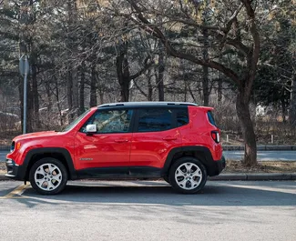 Vermietung Jeep Renegade. Wirtschaft, Komfort, Crossover Fahrzeug zur Miete in Georgien ✓ Kaution Keine Kaution ✓ Versicherungsoptionen KFZ-HV, TKV, VKV Plus, VKV Komplett, Insassen, Diebstahlschutz.