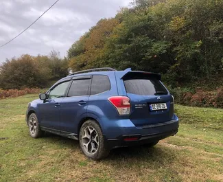 Benzin 2,5L Motor von Subaru Forester Limited 2018 zur Miete in Tiflis.
