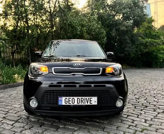 Frontansicht eines Mietwagens Kia Soul in Tiflis, Georgien ✓ Auto Nr.14598. ✓ Automatisch TM ✓ 0 Bewertungen.
