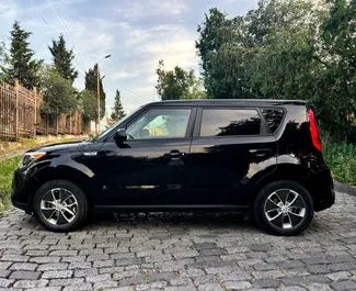 Vermietung Kia Soul. Komfort Fahrzeug zur Miete in Georgien ✓ Kaution Keine Kaution ✓ Versicherungsoptionen KFZ-HV, TKV, VKV Plus, VKV Komplett, Insassen, Diebstahlschutz.
