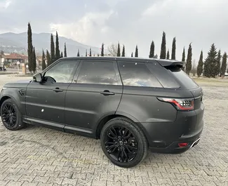 Vermietung Land Rover Range Rover Sport. Premium, Luxus, SUV Fahrzeug zur Miete in Georgien ✓ Kaution Einzahlung von 300 GEL ✓ Versicherungsoptionen KFZ-HV, TKV.