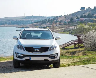 Frontansicht eines Mietwagens Kia Sportage in Tiflis, Georgien ✓ Auto Nr.7398. ✓ Automatisch TM ✓ 0 Bewertungen.