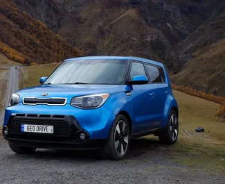 Frontansicht eines Mietwagens Kia Soul in Tiflis, Georgien ✓ Auto Nr.14600. ✓ Automatisch TM ✓ 0 Bewertungen.
