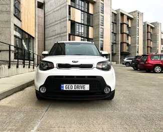 Frontansicht eines Mietwagens Kia Soul in Tiflis, Georgien ✓ Auto Nr.14599. ✓ Automatisch TM ✓ 0 Bewertungen.