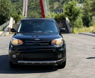 Frontansicht eines Mietwagens Kia Soul in Tiflis, Georgien ✓ Auto Nr.14601. ✓ Automatisch TM ✓ 0 Bewertungen.