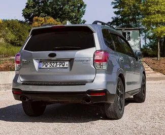 Vermietung Subaru Forester. Komfort, SUV, Crossover Fahrzeug zur Miete in Georgien ✓ Kaution Keine Kaution ✓ Versicherungsoptionen KFZ-HV, TKV, VKV Plus, VKV Komplett, Insassen, Diebstahlschutz.