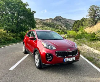 Frontansicht eines Mietwagens Kia Sportage in Tiflis, Georgien ✓ Auto Nr.14616. ✓ Automatisch TM ✓ 0 Bewertungen.