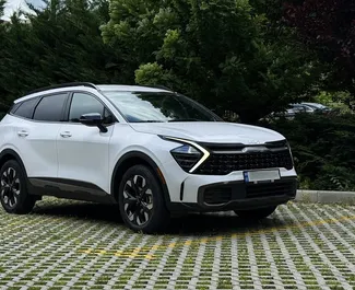 Frontansicht eines Mietwagens Kia Sportage in Tiflis, Georgien ✓ Auto Nr.14651. ✓ Automatisch TM ✓ 0 Bewertungen.