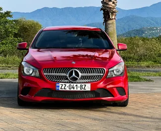 Frontansicht eines Mietwagens Mercedes-Benz CLA-Class in Tiflis, Georgien ✓ Auto Nr.14648. ✓ Automatisch TM ✓ 0 Bewertungen.