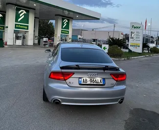Vermietung Audi A7. Premium, Luxus Fahrzeug zur Miete in Albanien ✓ Kaution Einzahlung von 100 EUR ✓ Versicherungsoptionen KFZ-HV, Ausland.