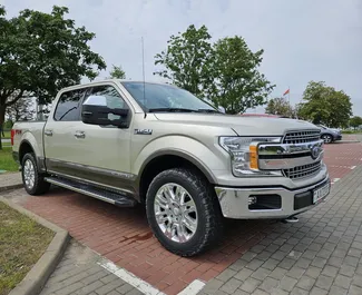 Vermietung Ford F150. Luxus, SUV Fahrzeug zur Miete in Weißrussland ✓ Kaution Einzahlung von 500 USD ✓ Versicherungsoptionen KFZ-HV, TKV, VKV Plus, Diebstahlschutz, Junge.