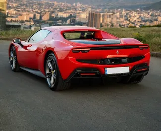 Vermietung Ferrari 296 GTB. Premium, Luxus Fahrzeug zur Miete in Georgien ✓ Kaution Einzahlung von 5000 GEL ✓ Versicherungsoptionen KFZ-HV, VKV Plus.