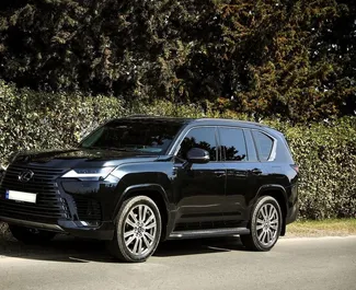 Vermietung Lexus LX600. Premium, Luxus, Crossover Fahrzeug zur Miete in Georgien ✓ Kaution Einzahlung von 1200 GEL ✓ Versicherungsoptionen KFZ-HV, TKV.
