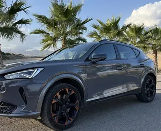 Frontansicht eines Mietwagens Cupra Formentor in Alicante, Spanien ✓ Auto Nr.14976. ✓ Automatisch TM ✓ 0 Bewertungen.