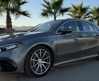 Vermietung Mercedes-Benz A45-S. Komfort, Premium Fahrzeug zur Miete in Spanien ✓ Kaution Einzahlung von 2000 EUR ✓ Versicherungsoptionen KFZ-HV.
