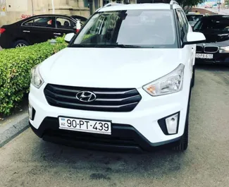 Frontansicht eines Mietwagens Hyundai Creta in Baku, Aserbaidschan ✓ Auto Nr.15066. ✓ Automatisch TM ✓ 0 Bewertungen.