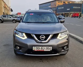 Frontansicht eines Mietwagens Nissan X-Trail in Baku, Aserbaidschan ✓ Auto Nr.15071. ✓ Automatisch TM ✓ 0 Bewertungen.