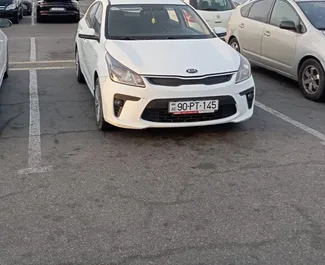 Frontansicht eines Mietwagens Kia Rio in Baku, Aserbaidschan ✓ Auto Nr.13505. ✓ Automatisch TM ✓ 0 Bewertungen.
