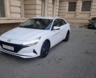 Frontansicht eines Mietwagens Hyundai Elantra in Baku, Aserbaidschan ✓ Auto Nr.13509. ✓ Automatisch TM ✓ 0 Bewertungen.