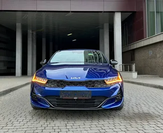 Mietwagen Kia K5 2021 in Weißrussland, mit Benzin-Kraftstoff und 180 PS ➤ Ab 62 USD pro Tag.