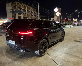 Vermietung Land Rover Range Rover Sport. Premium, Luxus, SUV Fahrzeug zur Miete in Georgien ✓ Kaution Einzahlung von 1500 GEL ✓ Versicherungsoptionen KFZ-HV, TKV.