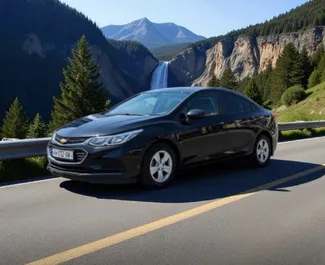 Frontansicht eines Mietwagens Chevrolet Cruze in Tiflis, Georgien ✓ Auto Nr.15157. ✓ Automatisch TM ✓ 1 Bewertungen.