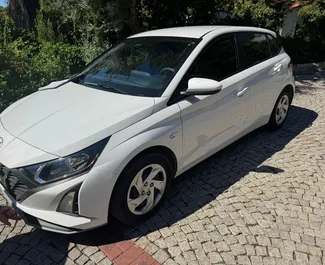 Frontansicht eines Mietwagens Hyundai i20 in Fethiye, Türkei ✓ Auto Nr.11772. ✓ Automatisch TM ✓ 1 Bewertungen.
