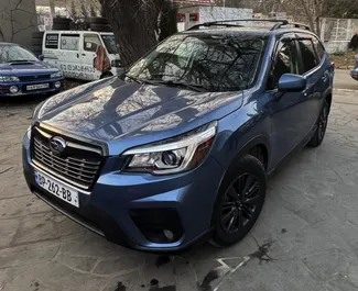 Frontansicht eines Mietwagens Subaru Forester in Tiflis, Georgien ✓ Auto Nr.15271. ✓ Automatisch TM ✓ 0 Bewertungen.