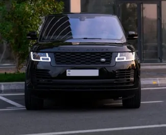 Frontansicht eines Mietwagens Land Rover Range Rover in Baku, Aserbaidschan ✓ Auto Nr.12189. ✓ Automatisch TM ✓ 0 Bewertungen.