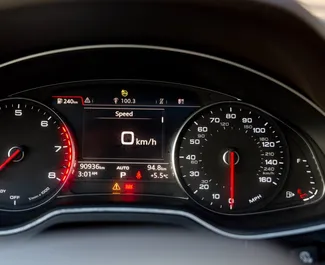 Mietwagen Audi Q7 2018 in Georgien, mit Benzin-Kraftstoff und 329 PS ➤ Ab 280 GEL pro Tag.