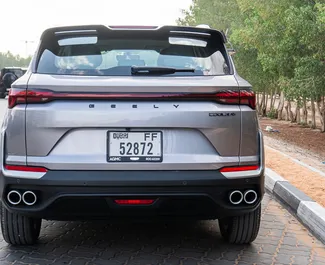 Mietwagen Geely Coolray 2026 in VAE, mit Benzin-Kraftstoff und 177 PS ➤ Ab 80 AED pro Tag.