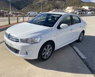 Frontansicht eines Mietwagens Citroen C-Elysee in Benalmadena, Spanien ✓ Auto Nr.15277. ✓ Automatisch TM ✓ 0 Bewertungen.