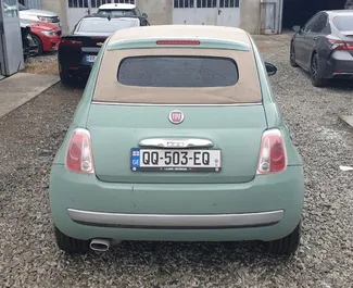 Fiat 500 Cabrio 2011 zur Miete verfügbar in Tiflis, mit Kilometerbegrenzung unbegrenzte.