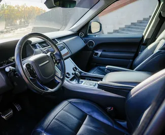 Vermietung Land Rover Range Rover Sport. Premium, Luxus, SUV Fahrzeug zur Miete in Armenien ✓ Kaution Keine Kaution ✓ Versicherungsoptionen KFZ-HV, TKV, VKV Plus, VKV Komplett, Insassen, Ausland, Junge.