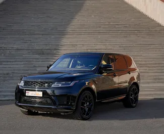 Frontansicht eines Mietwagens Land Rover Range Rover Sport in Eriwan, Armenien ✓ Auto Nr.15309. ✓ Automatisch TM ✓ 0 Bewertungen.