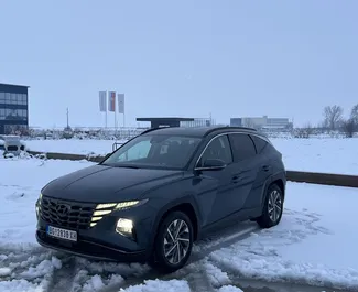 Frontansicht eines Mietwagens Hyundai Tucson in Belgrad, Serbien ✓ Auto Nr.15303. ✓ Automatisch TM ✓ 0 Bewertungen.