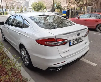 Mietwagen Ford Fusion Sedan 2019 in Georgien, mit Hybride-Kraftstoff und 188 PS ➤ Ab 140 GEL pro Tag.