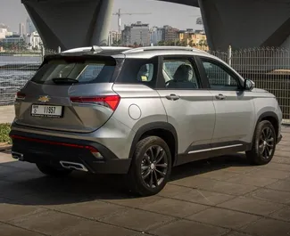 Frontansicht eines Mietwagens Chevrolet Captiva in Dubai, VAE ✓ Auto Nr.5989. ✓ Automatisch TM ✓ 0 Bewertungen.