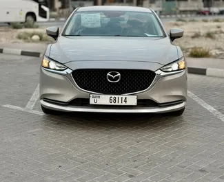 Frontansicht eines Mietwagens Mazda 6 in Dubai, VAE ✓ Auto Nr.7683. ✓ Automatisch TM ✓ 0 Bewertungen.