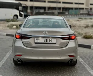 Vermietung Mazda 6. Komfort, Premium Fahrzeug zur Miete in VAE ✓ Kaution Einzahlung von 1500 AED ✓ Versicherungsoptionen KFZ-HV.