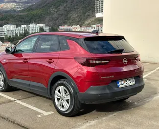Vermietung Opel Grandland X. Komfort, Crossover Fahrzeug zur Miete in Montenegro ✓ Kaution Einzahlung von 200 EUR ✓ Versicherungsoptionen KFZ-HV, TKV, VKV Plus, VKV Komplett, Ausland.