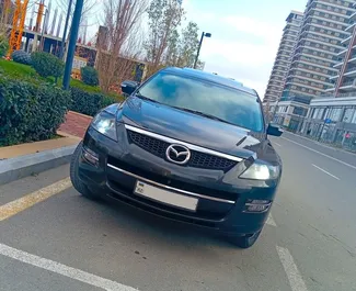 Frontansicht eines Mietwagens Mazda CX-9 in Baku, Aserbaidschan ✓ Auto Nr.14678. ✓ Automatisch TM ✓ 0 Bewertungen.