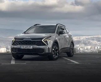 Vermietung Kia Sportage. Wirtschaft, Komfort, Crossover Fahrzeug zur Miete in Georgien ✓ Kaution Einzahlung von 550 GEL ✓ Versicherungsoptionen KFZ-HV, VKV Komplett, Insassen, Diebstahlschutz, Junge.