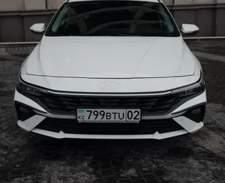 Mietwagen Hyundai Elantra 2024 in Kasachstan, mit Benzin-Kraftstoff und 115 PS ➤ Ab 24000 KZT pro Tag.
