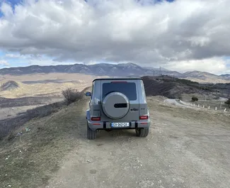 Vermietung Mercedes-Benz G63. Premium, Luxus, SUV Fahrzeug zur Miete in Georgien ✓ Kaution Einzahlung von 1900 GEL ✓ Versicherungsoptionen KFZ-HV, TKV.