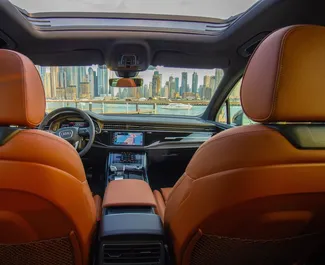 Vermietung Audi Q7. Premium, SUV, Crossover Fahrzeug zur Miete in VAE ✓ Kaution Keine Kaution ✓ Versicherungsoptionen KFZ-HV, VKV Plus, VKV Komplett, Insassen, Diebstahlschutz, Keine Kaution.