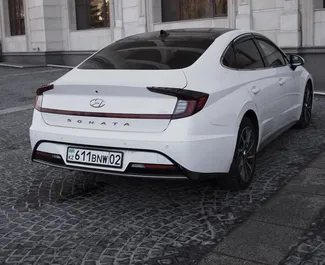 Mietwagen Hyundai Sonata 2021 in Kasachstan, mit Benzin-Kraftstoff und 194 PS ➤ Ab 32000 KZT pro Tag.