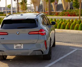 Vermietung BMW X3. Komfort, Premium, Crossover Fahrzeug zur Miete in VAE ✓ Kaution Keine Kaution ✓ Versicherungsoptionen KFZ-HV, VKV Plus, VKV Komplett, Insassen, Diebstahlschutz, Keine Kaution.